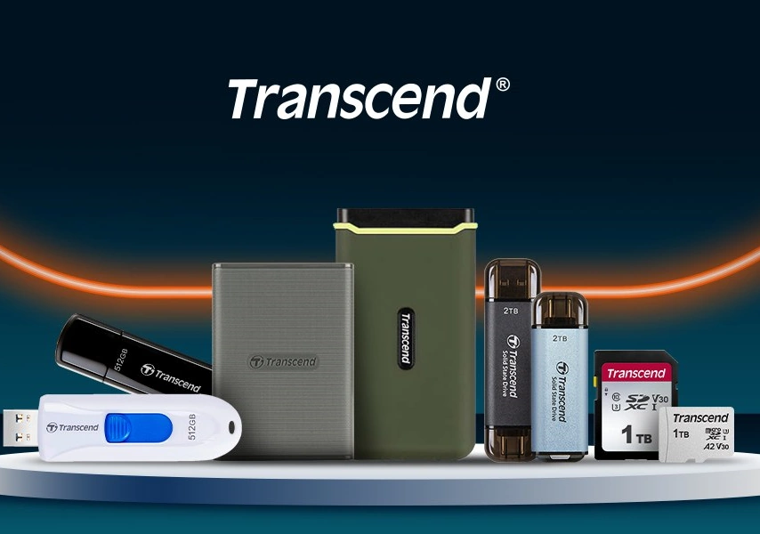 Скидка на внешние накопители Transcend по промокоду