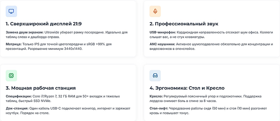 Рабочее место руководителя Maximum: полное руководство по созданию сетапа для пиковой продуктивности Рабочее место руководителя Maximum: полное руководство по созданию сетапа для пиковой продуктивности
