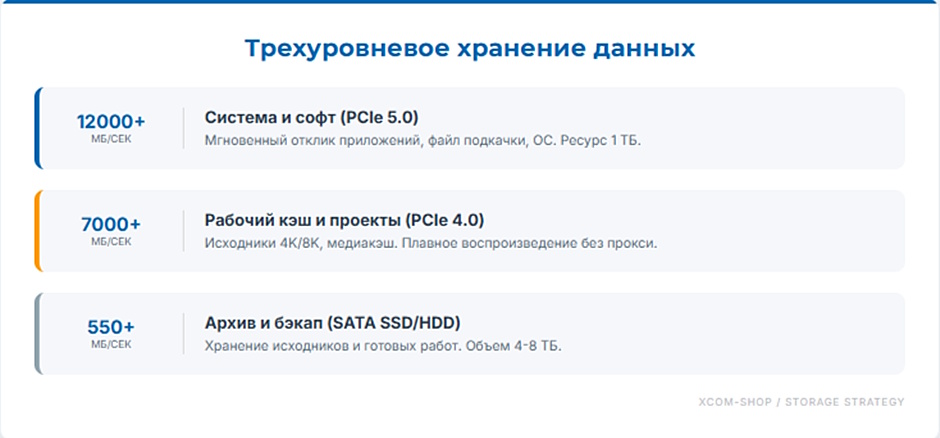 Рабочая станция для видеомонтажа за 200 000 руб: конфигурация 2026 Рабочая станция для видеомонтажа за 200 000 руб: конфигурация 2026