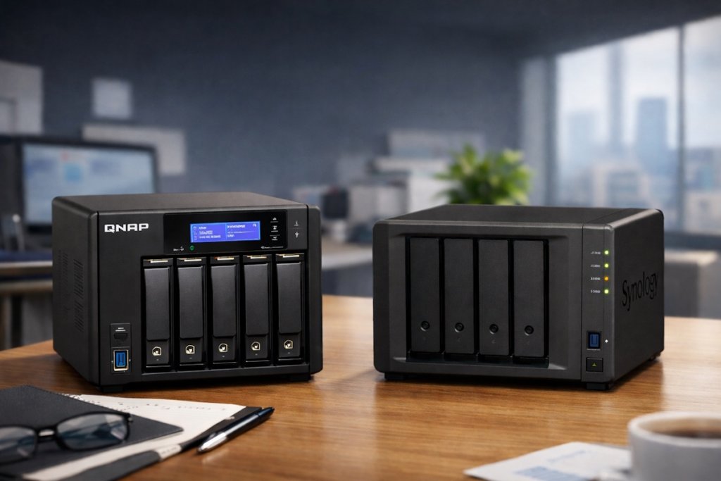 QNAP или Synology для офиса в 2026: полный гид по выбору от XCOM-SHOP QNAP или Synology для офиса в 2026: полный гид по выбору от XCOM-SHOP